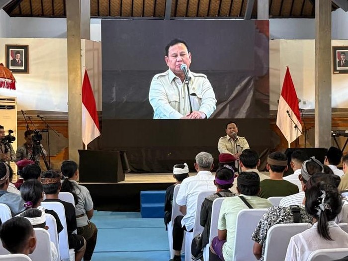 Prabowo Subianto di Sekolah Rakyat Menengah Pertama (SRMP) 17, Tabanan, Bali