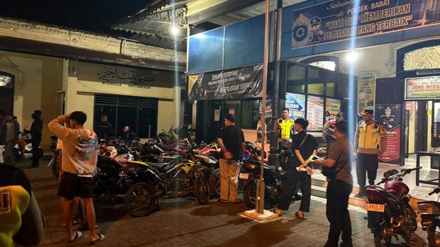 Razia Knalpot Brong di Babat, Polres Lamongan Tilang 21 Motor