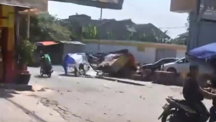 tangkapan layar angin kencang terjang KBB