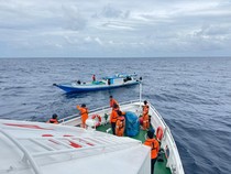KM Jolor Bawa 4 ABK Ditemukan di Taliabu Usai 3 Hari Hilang gegara Mati Mesin