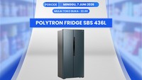 Kulkas Polytron 436L Diskon Gede di Transmart Full Day Sale!