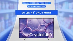 LG LED TV 43 Diskon Besar di Transmart Full Day Sale
