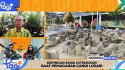 Video: Kepingan Emas Ditemukan Saat Pemugaran Candi Losari