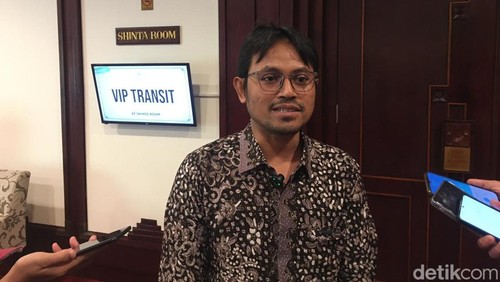 Direktur Jenderal Penataan Ruang Laut KKP, Kartika Listriana, saat sambutan di acara Sharing Session Pengembangan Carbon Capture Storage Sektor Minyak dan Gas Bumi di Kuta, Badung pada Senin (8/6/2026). (Fabiola Dianira/detikBali)