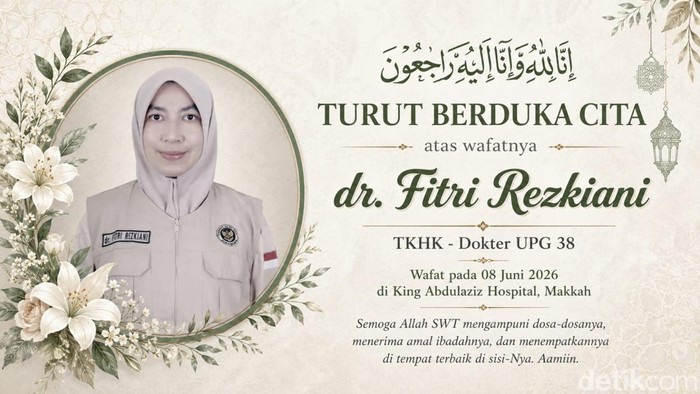 Meninggal Saat Bertugas, Dokter Fitri Disalatkan Jutaan Jemaah di Masjidil Haram
