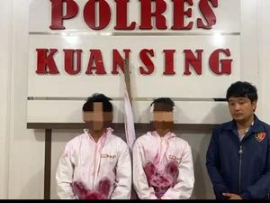Keliling Pakai Kostum Pocong demi Konten, 2 Pemuda di Kuansing Diamankan