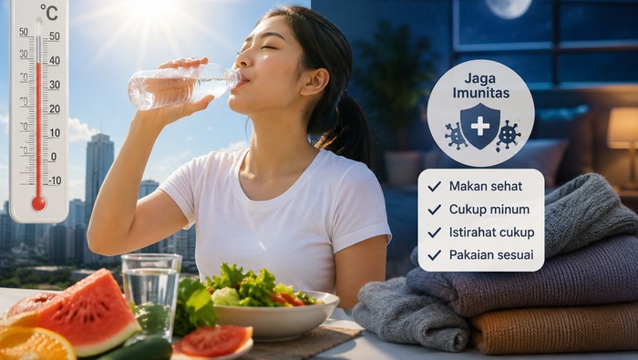 Ilustrasi tips agar tubuh tetap fit