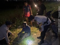 Lansia Ditemukan Tergeletak di Sawah Usai Jalan Kaki Surabaya-Lamongan