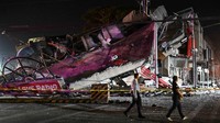 Malam Mencekam di Filipina, Warga Menatap Ngeri Reruntuhan Kota