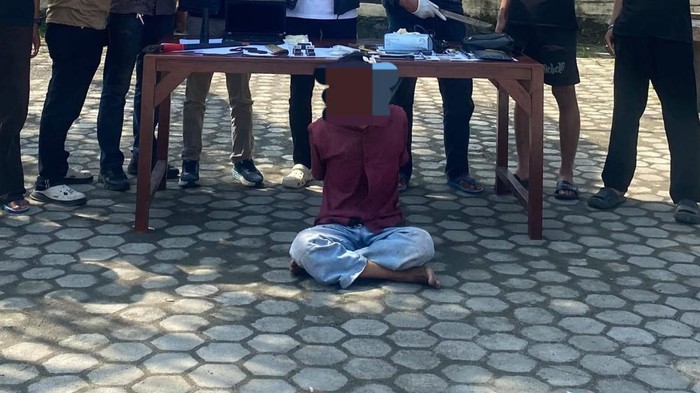 Pelaku penembakan dengan senapan angin ditangkap polisi.