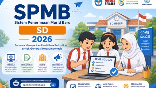 Sistem Penerimaan Murid Baru (SPMB) SD/SMP 2026. (Chat GPT)