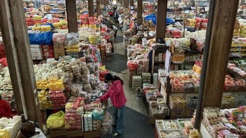 Suasana Pasar Galiran, Klungkung, Senin (8/6/2026). (Fatih Kudus Jaelani/detikBali)