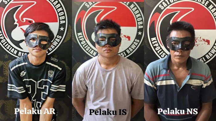 Tiga pengedar sabu di Mura ditangkap