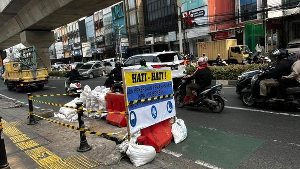 TKP Galian di Fatmawati Meledak Bikin 2 Pekerja Terpental