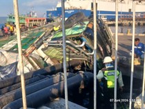 Penyebab Truk ODOL Terguling di Dermaga Tanjungwangi Masih Diselidiki