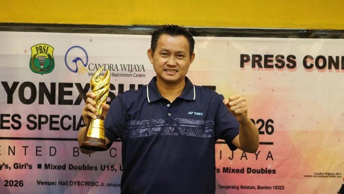 Candra Wijaya kembali gelar 14th Yonex-Sunrise Doubles Special Championships 2026.