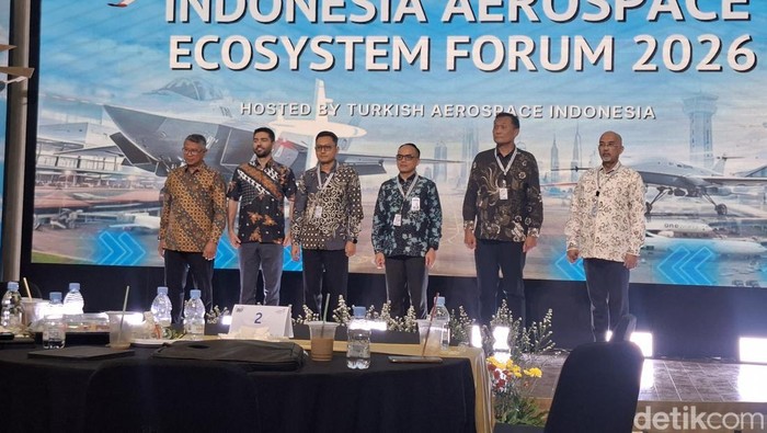 Acara Indonesia Aerospace Ecosystem Forum 2026 di BRI Tower Bandung, Selasa (9/6/2026)