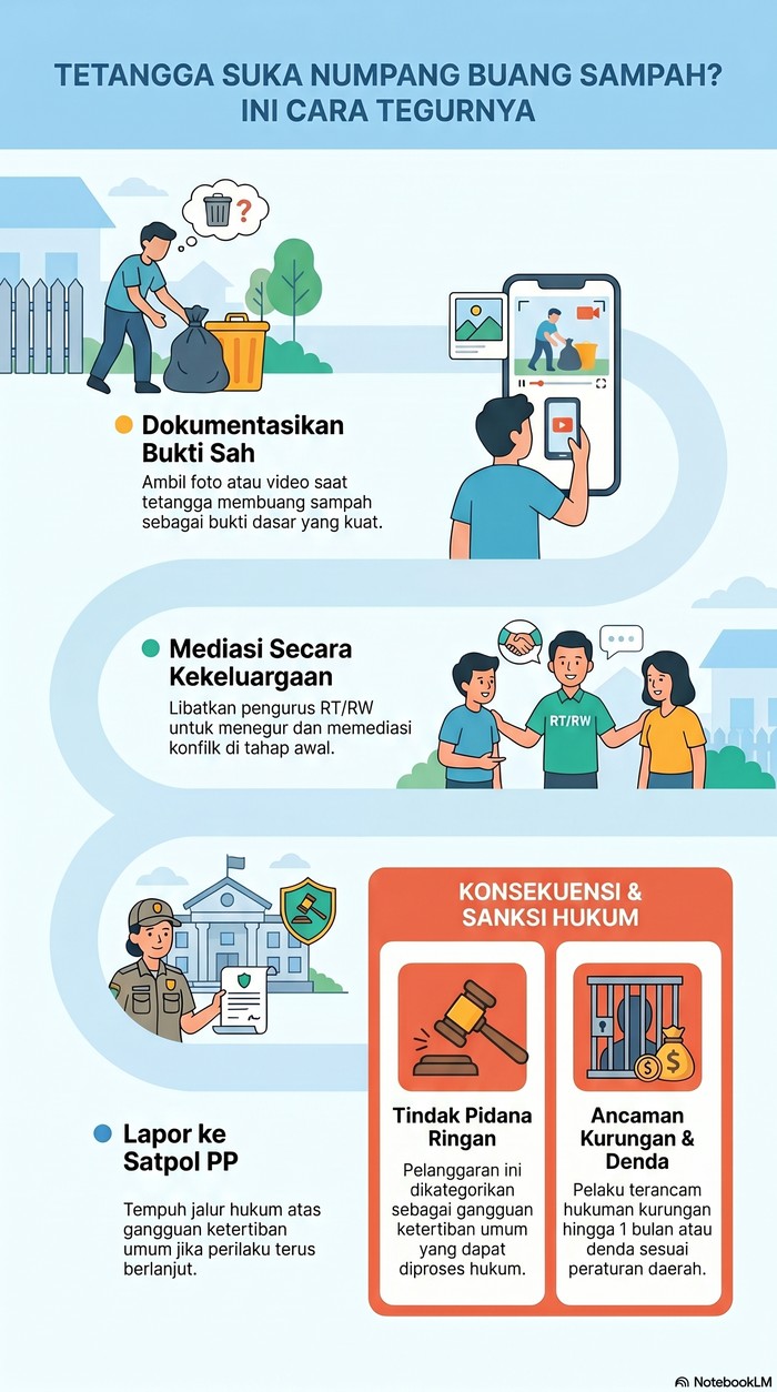 Cara Tegur Tetangga yang Suka Numpang Buang Sampah