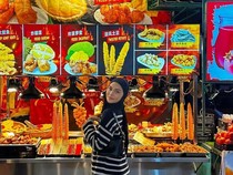 Dara Arafah Hobi Kulineran, Jajan Kentang di Pasar Malam hingga BBQ-an!