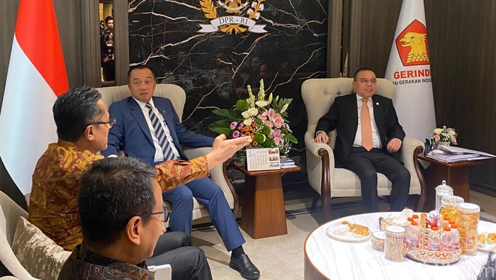 Dasco diskusi bareng Direksi Bank Himbara hingga Kepala BP BUMN. (Dwi/detikcom)