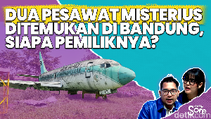 Video: Pesawat Misterius di Bandung Sudah Terbengkalai Sejak 2005