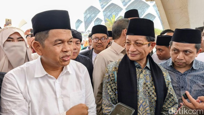 Gubernur Jabar Dedi Mulyadi dan Menteri Agama Nasaruddin Umar