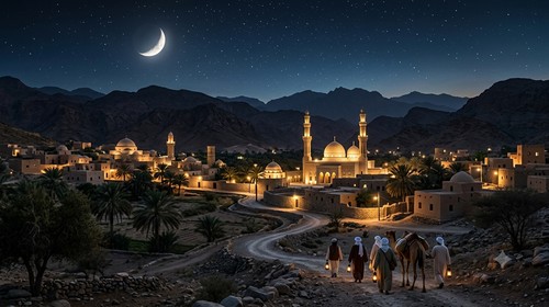 Ilustrasi bulan Muharram.