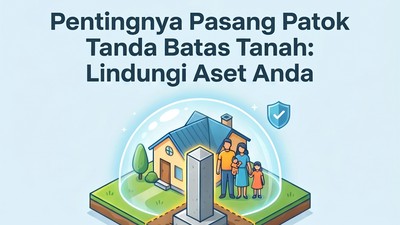 Begini Pentingnya Pasang Patok Tanah