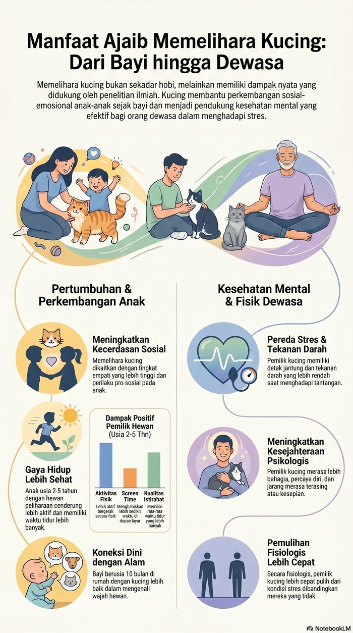 Manfaat Memelihara Kucing Menurut Spiritual dan Secara Ilmiah