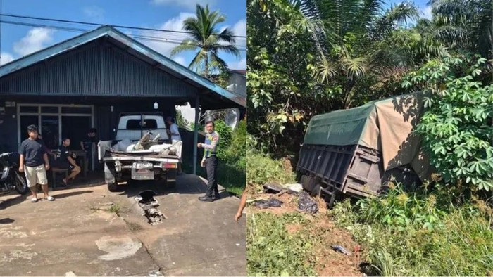 Kecelakaan beruntun di Jalan Trans Kalimantan, Kubu Raya.