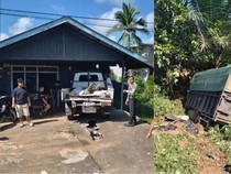 Laka Beruntun di Trans Kalimantan Kubu Raya, 5 Kendaraan-1 Rumah Rusak