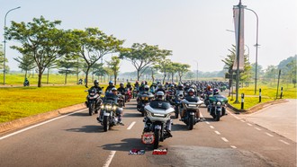 Komunitas Moge dan Ratusan Bikers Gelar Kampanye Keselamatan Berkendara