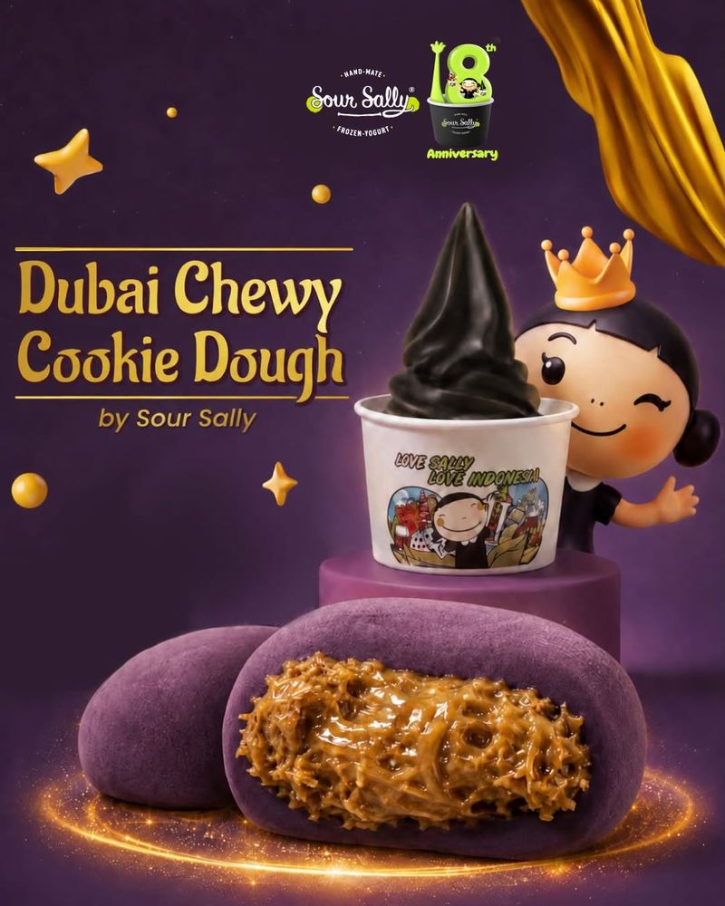 kreasi dessert unik kreasi dessert unik dari Dubai chewy cookie