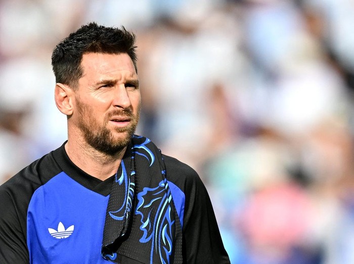 Soccer Football - International Friendly - Argentina v Honduras - Kyle Field, College Station, Texas, U.S. - June 6, 2026 Argentinas Lionel Messi during the warm up before the match IMAGN IMAGES via Reuters/Maria Lysaker