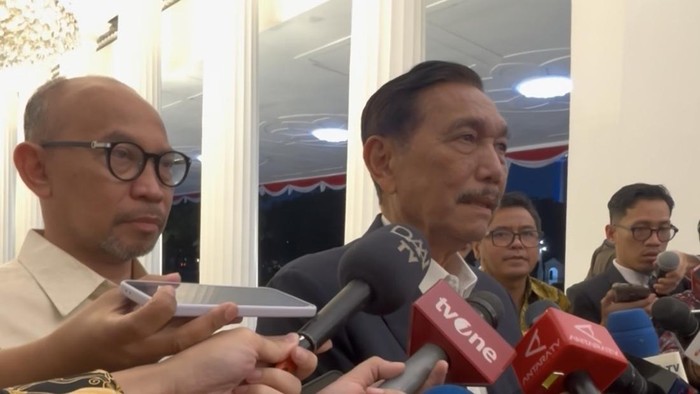 Luhut Binsar Pandjaitan di Istana Jakarta