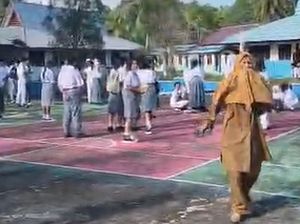 Momen Gempa di Filipina Terasa Kuat di Sangihe Bikin Siswa-Guru Berhamburan