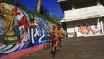 Mural Piala Dunia 2026 Warnai Permukiman Warga di Jayapura