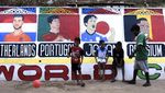 Mural Piala Dunia 2026 Warnai Permukiman Warga di Jayapura