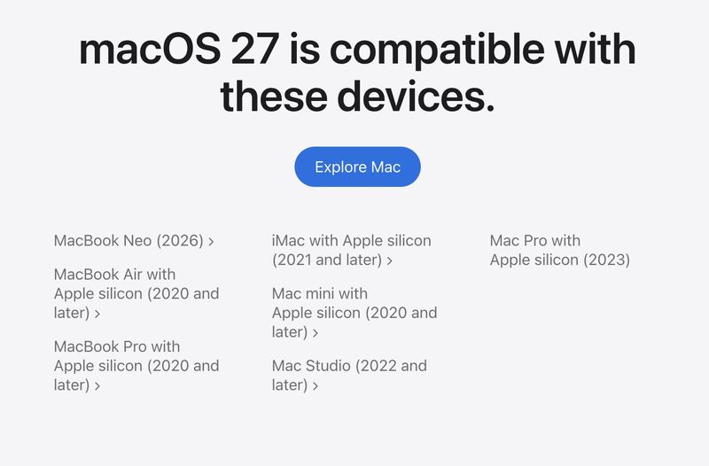 Perangkat Apple dapat update 27 Perangkat Apple dapat update 27
