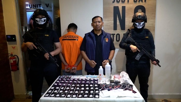 Polisi bongkar produksi narkoba di Bekasi
