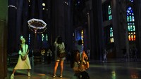 Rencananya, pada 10 Juni 2026 akan ada peringatan seratus tahun kematian sang arsitek, sekaligus menandai 16 tahun sejak gereja tersebut dikuduskan oleh Paus Benediktus XVI. Foto: REUTERS/Nacho Doce