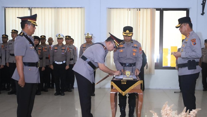 Sertijab Kapolresta Pangkalpinang di Mapolda Babel