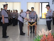 AKBP Indra Dilantik Jadi Kapolresta Pangkalpinang Gantikan Kombes Max