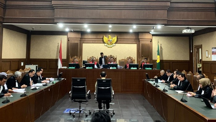 Sidang Nadiem Makarim (Mulia/detikcom)