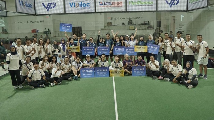 Wimbledoc Indonesia Tour Surabaya 2026 menghadirkan kompetisi padel yang melibatkan tenaga medis. Ajang ini diikuti oleh 150 dokter yang tergabung dalam 75 pasangan.