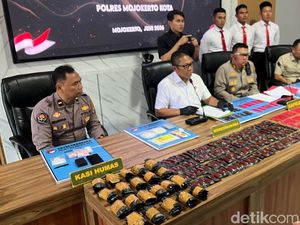 Pertama di Jatim! 330 Catridge Vape Narkoba Rp 2 M Disita di Mojokerto