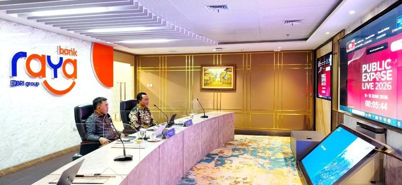 ⁠Bank Raya Catat Pertumbuhan Bisnis Digital di QI/2026, Laba Capai Rp 6,79 M