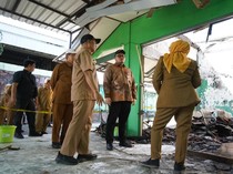 Mas Dhito Bakal Rehab Puskesmas Tiron Kediri Usai Kebakaran