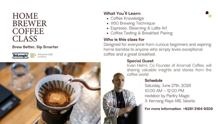 Coffee class bareng Co-Founder Anomali Coffee