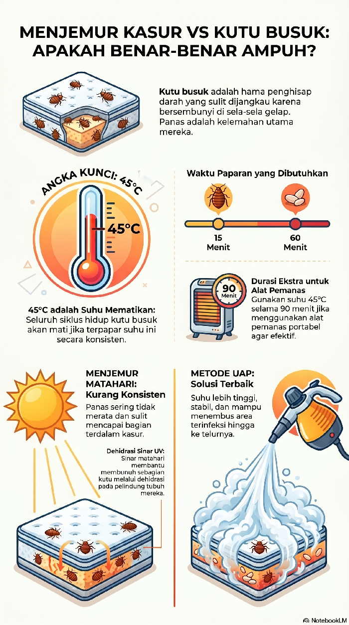 Infografis Menjemur Kasih vs Kutu Busuk